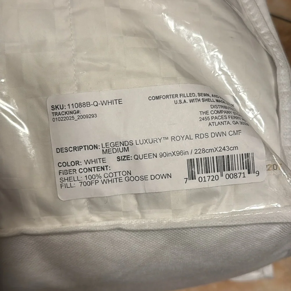 The company store Legends Luxury Luxe Royal Down Medium Warmth Comforter‎ Queen